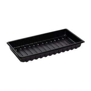 Plant tray with holes