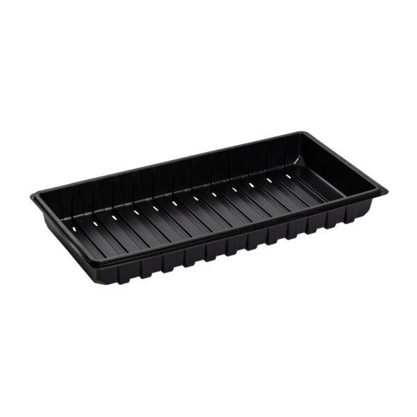Plant tray with holes