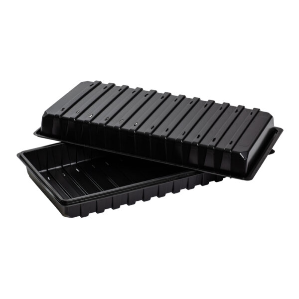 Plant tray with holes