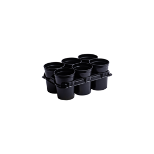Hobby set round pots + trays  PR-807 12 pcs. + 2 trays