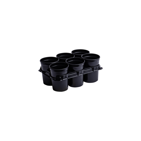 Hobby set round pots + trays  PR-807 12 pcs. + 2 trays