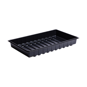 Plant tray with holes