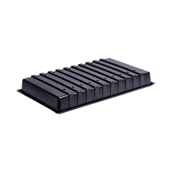 Plant tray with holes