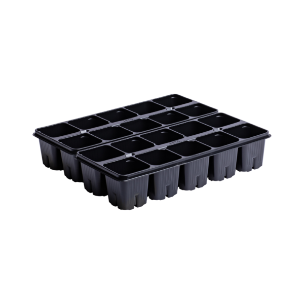 Multipack 2 x 10 pots (Double). 58x58x65 mm